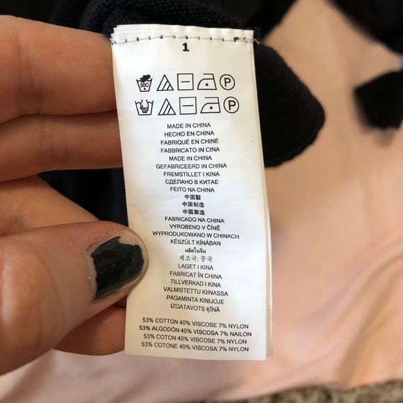 michael michael kors black long sleeve dress - Picture 4 of 5